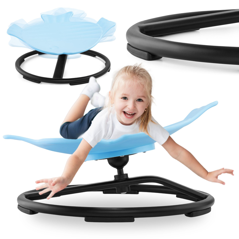 Mini karuzela dla dzieci Rybka - kolor niebieski