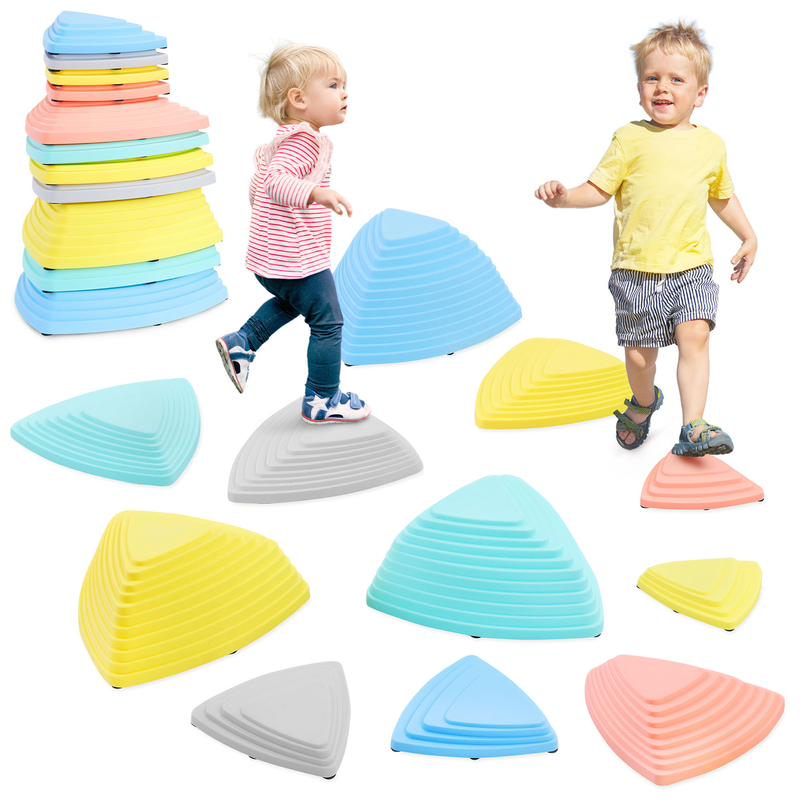 Kamienie balansujące kolorowe - 11 sztuk